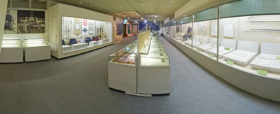 歴史民俗資料館２階の様子