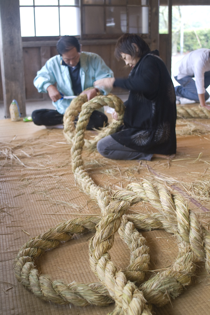 しめ縄作り